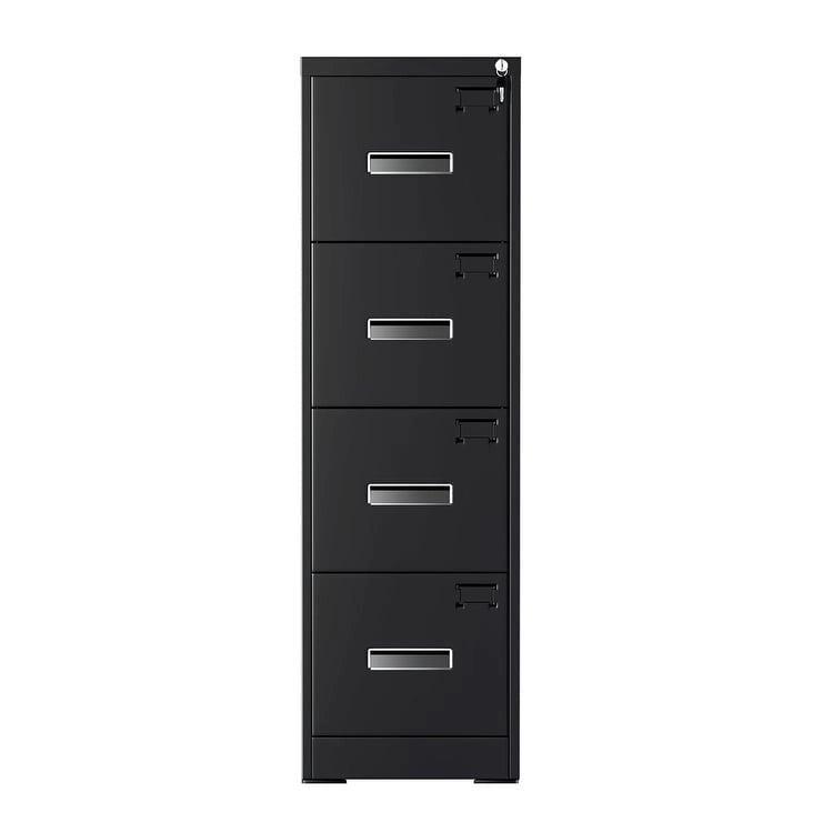 18 Deep 4 Drawers Vertical Metal Locking File Cabinet with with 4 Adjustable Hanging Frame for Home Office