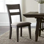 Panel Back Wood Dining Chairs