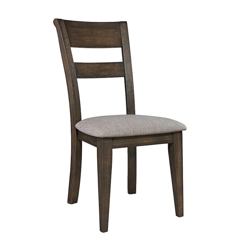 Panel Back Wood Dining Chairs