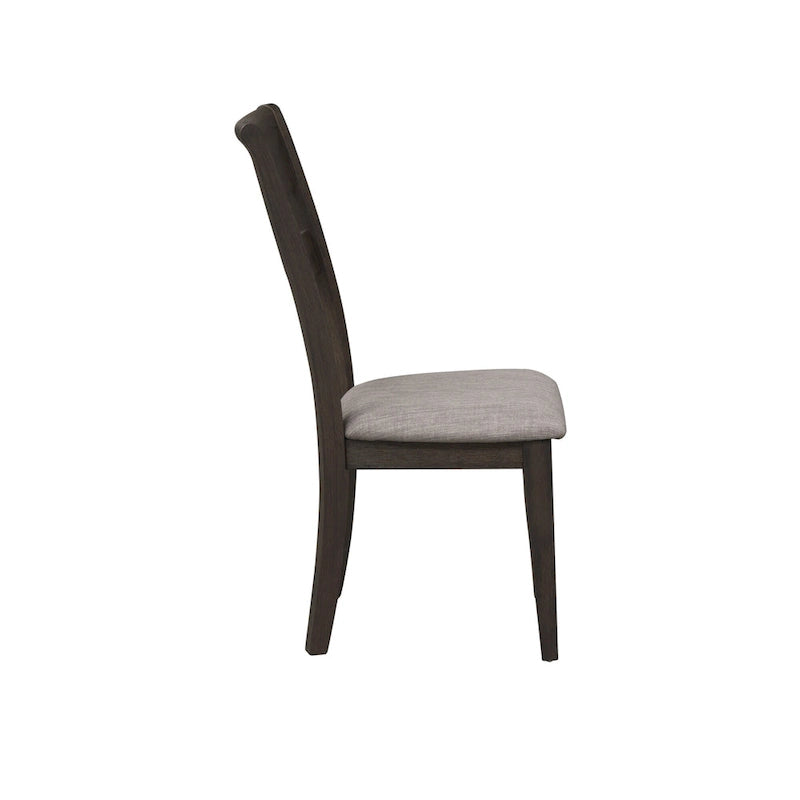 Panel Back Wood Dining Chairs
