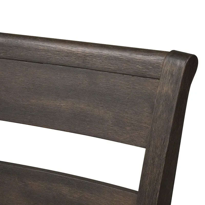 Panel Back Wood Dining Chairs