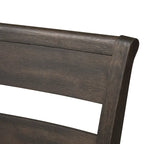 Panel Back Wood Dining Chairs
