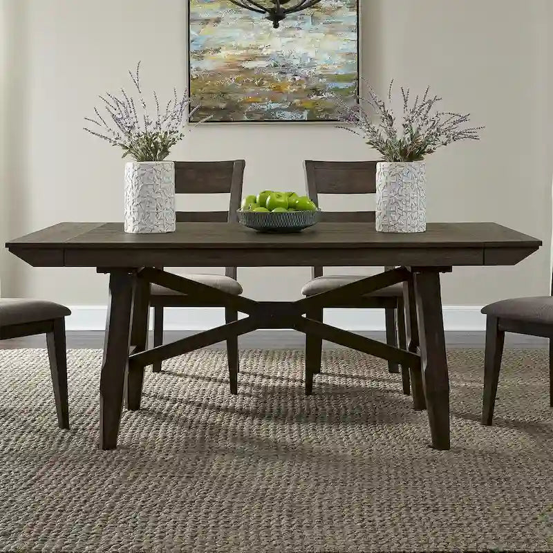 Panel Back Wood Dining Chairs