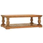 Light Natural Baluster 55-inch Coffee Table