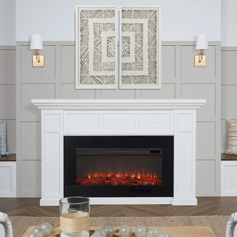 75 Landscape Electric Fireplace