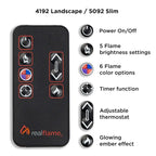 75 Landscape Electric Fireplace