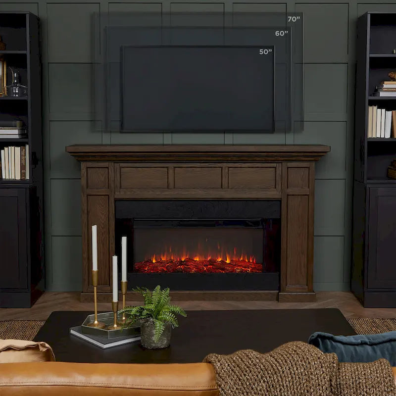 75 Landscape Electric Fireplace