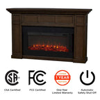 75 Landscape Electric Fireplace