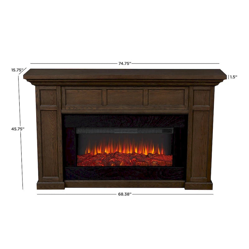 75 Landscape Electric Fireplace