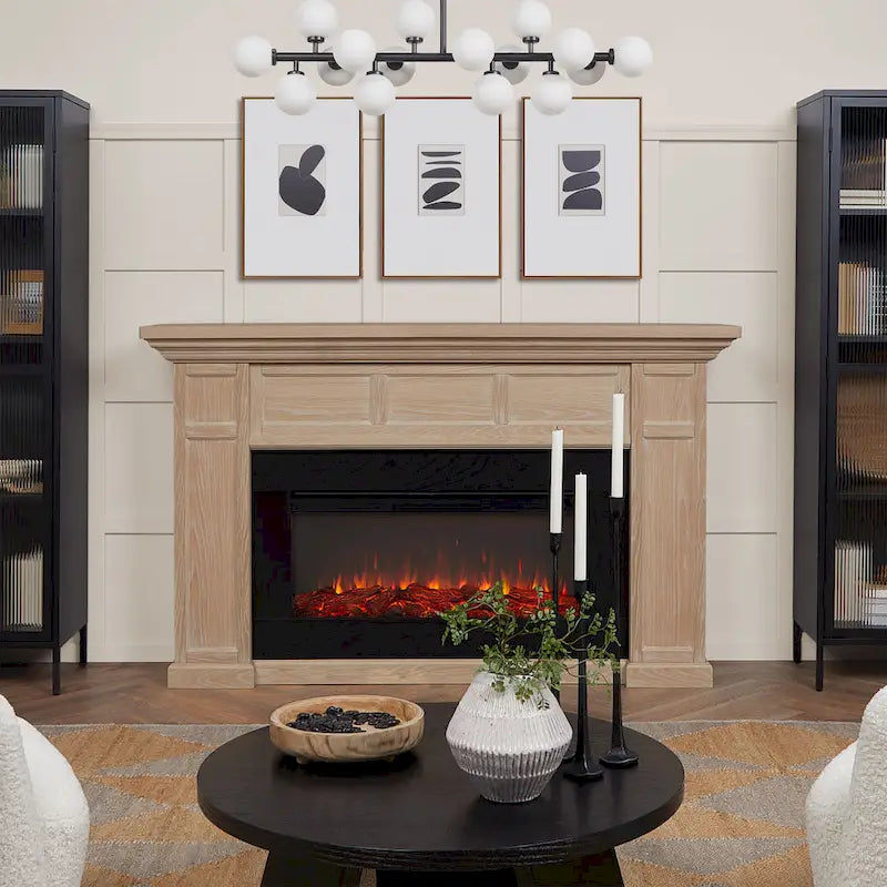 75 Landscape Electric Fireplace