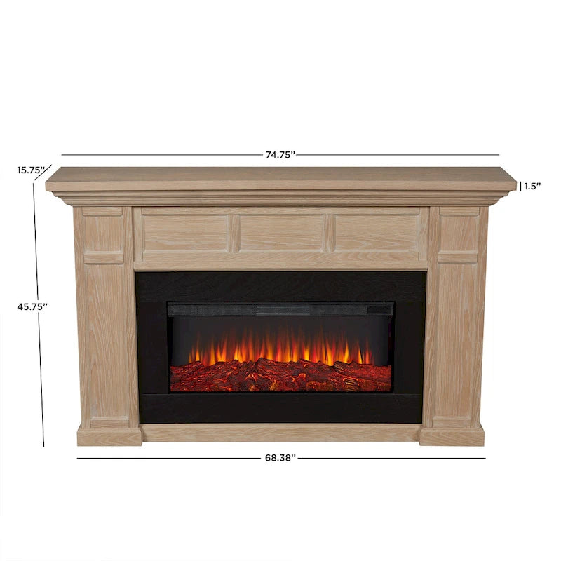 75 Landscape Electric Fireplace