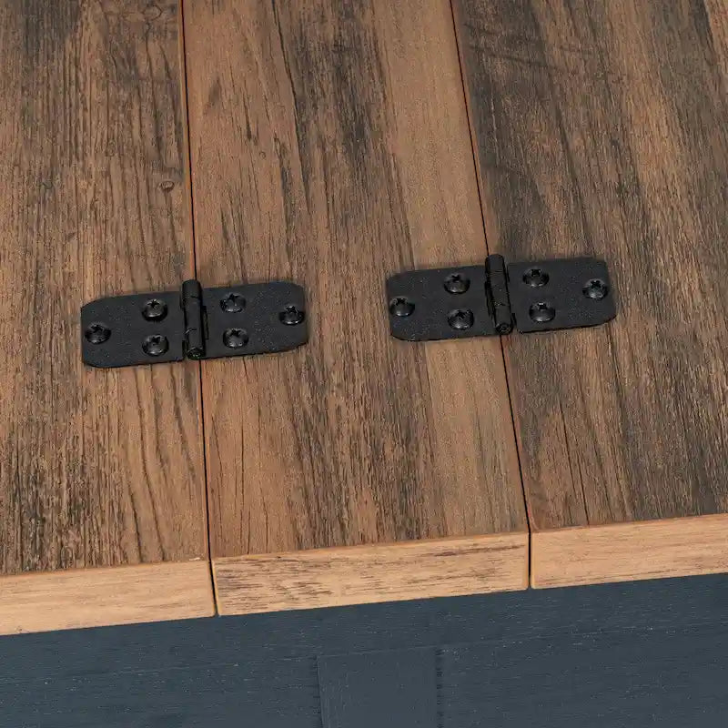 Modern Farmhouse Coffee Table with Hidden Interior Storage