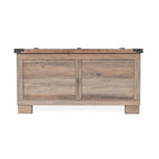 Modern Farmhouse Coffee Table with Hidden Interior Storage