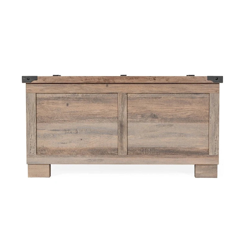Modern Farmhouse Coffee Table with Hidden Interior Storage