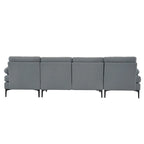 110 4-Seat U-Shaped Upholstered Sectional Sofa