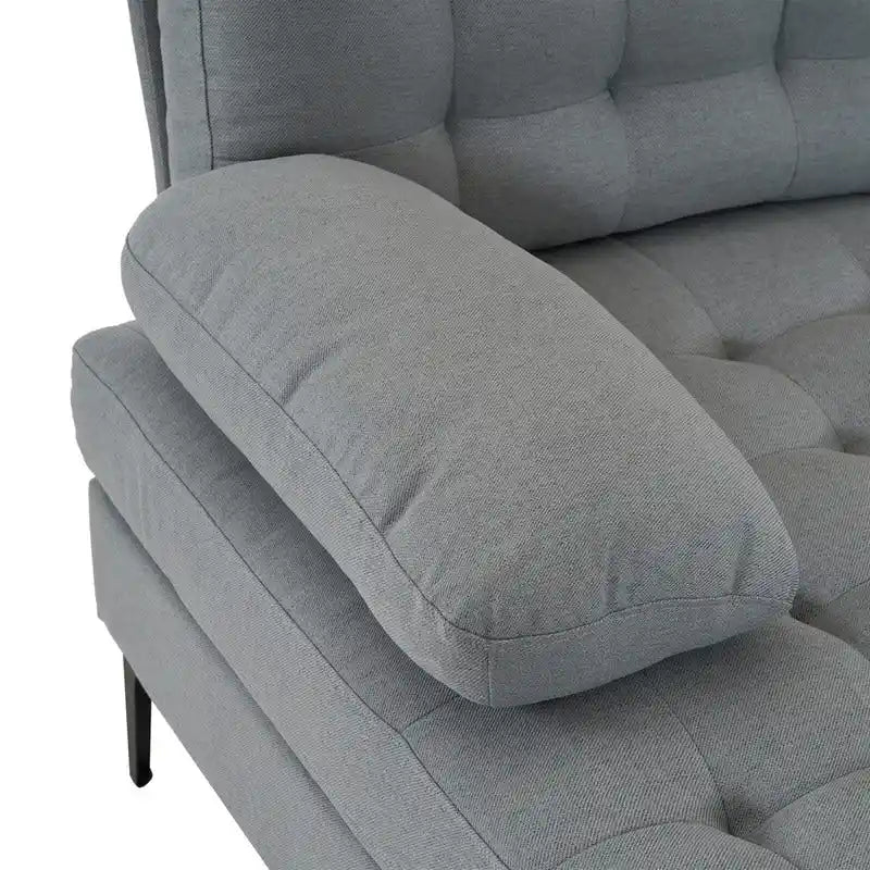 110 4-Seat U-Shaped Upholstered Sectional Sofa
