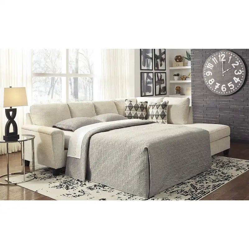 Sleeper Sectional with Chaise - 116W x 91D x 39H