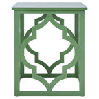 Trellis Silver Leaf End Table. - 19 W x 19 D x 23 H - 19Wx19Dx23H