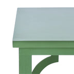 Trellis Silver Leaf End Table. - 19 W x 19 D x 23 H - 19Wx19Dx23H