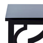 Trellis Silver Leaf End Table. - 19 W x 19 D x 23 H - 19Wx19Dx23H