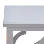 Trellis Silver Leaf End Table. - 19 W x 19 D x 23 H - 19Wx19Dx23H