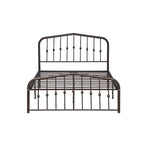 Platform Metal Bed Frame with Headboard, Iron Slat Support