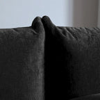 103 L-Shaped Sectional Sofa, Minimalist Chenille Modular 4-Seat Couch Sectionals with Reversible Chaise Ottoman