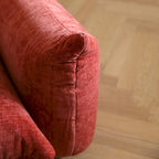 103 L-Shaped Sectional Sofa, Minimalist Chenille Modular 4-Seat Couch Sectionals with Reversible Chaise Ottoman