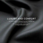 Faux Leather Manual Reclining Livingroom Sofa with Dropdown Table and Console