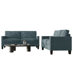 Corduroy Mid-Century Modern Velvet Upholstered Living Room Sofa