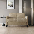 Corduroy Mid-Century Modern Velvet Upholstered Living Room Sofa