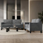 Corduroy Mid-Century Modern Velvet Upholstered Living Room Sofa