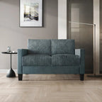 Corduroy Mid-Century Modern Velvet Upholstered Living Room Sofa