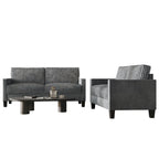 Corduroy Mid-Century Modern Velvet Upholstered Living Room Sofa
