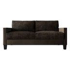 Corduroy Mid-Century Modern Velvet Upholstered Living Room Sofa