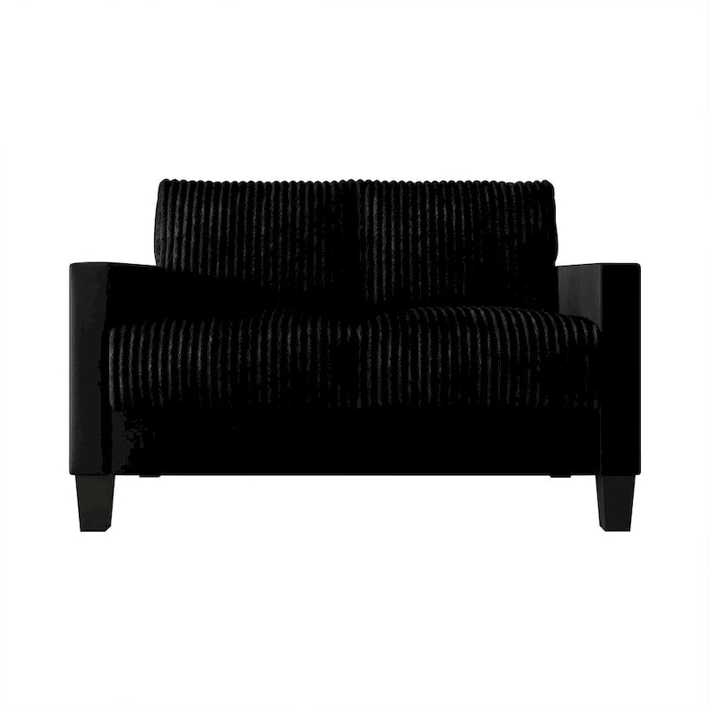 Corduroy Mid-Century Modern Velvet Upholstered Living Room Sofa