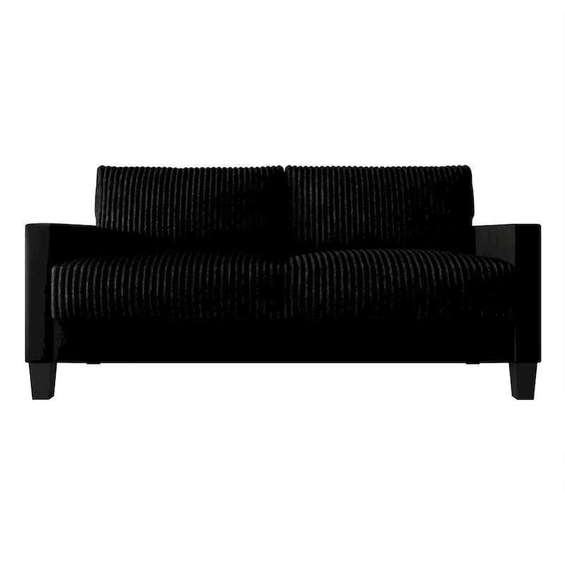 Corduroy Mid-Century Modern Velvet Upholstered Living Room Sofa