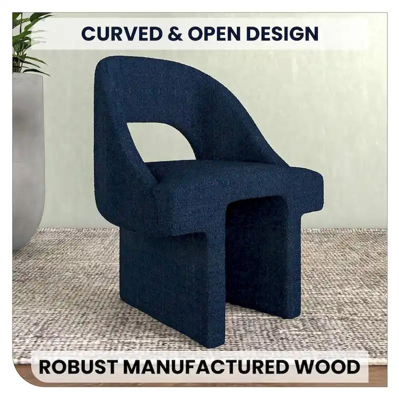 Boucle Modern Elegant Upholstered Accent Chair
