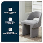 Boucle Modern Elegant Upholstered Accent Chair