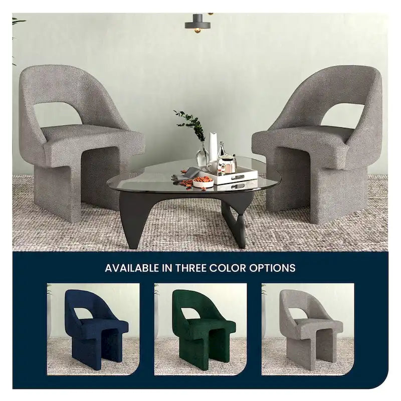 Boucle Modern Elegant Upholstered Accent Chair