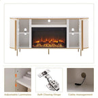 70 Modern Luxury Fireplace TV Stand, Entertainment Center, TV Console