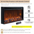 70 Modern Luxury Fireplace TV Stand, Entertainment Center, TV Console