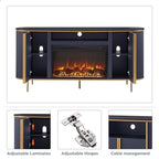 70 Modern Luxury Fireplace TV Stand, Entertainment Center, TV Console