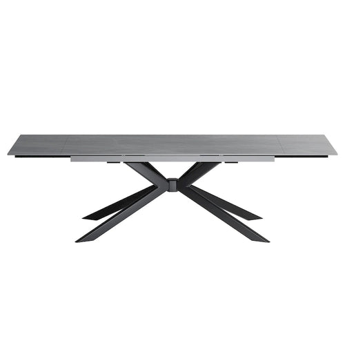 110.24 Extendable Rectangular Sintered Stone Dining Table - 78.74 to 110.24