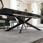 110.24 Extendable Rectangular Sintered Stone Dining Table - 78.74 to 110.24