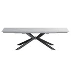 110.24 Extendable Rectangular Sintered Stone Dining Table - 78.74 to 110.24