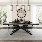 110.24 Extendable Rectangular Sintered Stone Dining Table - 78.74 to 110.24