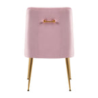 Mid-Century Modern Velvet Dining Chair, Upholstered Parsons Chair