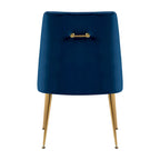 Mid-Century Modern Velvet Dining Chair, Upholstered Parsons Chair