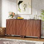 55 Sideboard Buffet Cabinet with Adjustable Shelving for Kitchen Dining Room